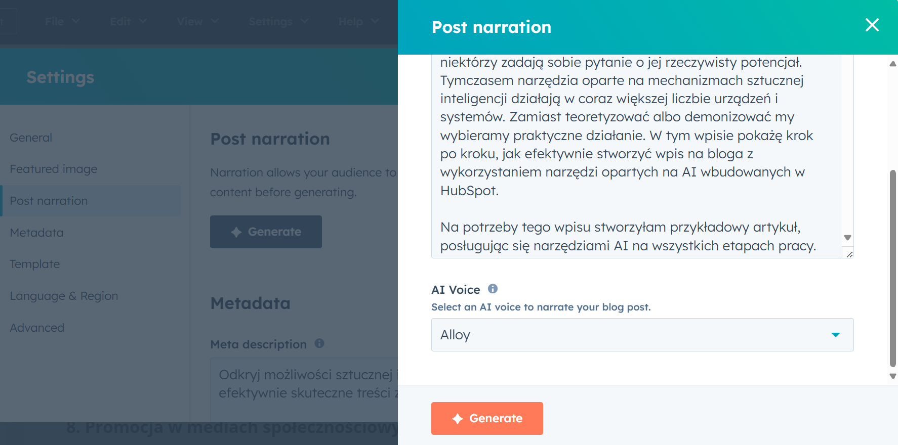 Blog Post Narration