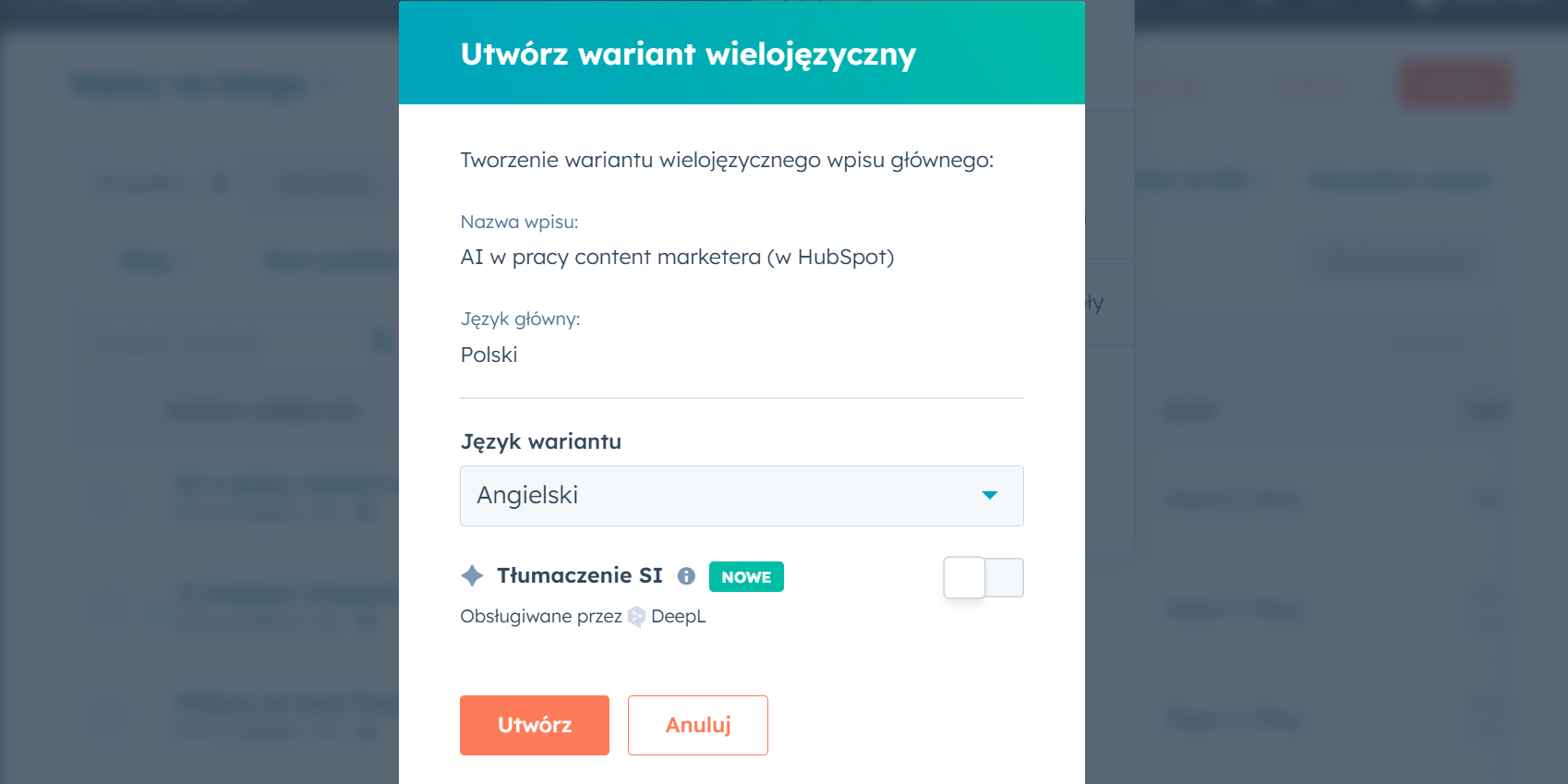 Tłumaczenia AI