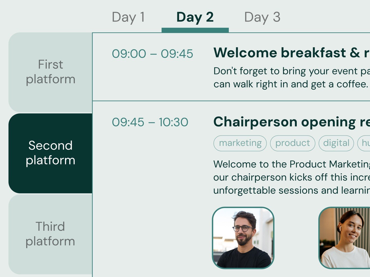 Multi-platform & multi-days